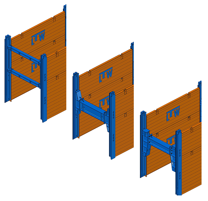 Parallel Single Slide Rail Shoring safety Shoring
