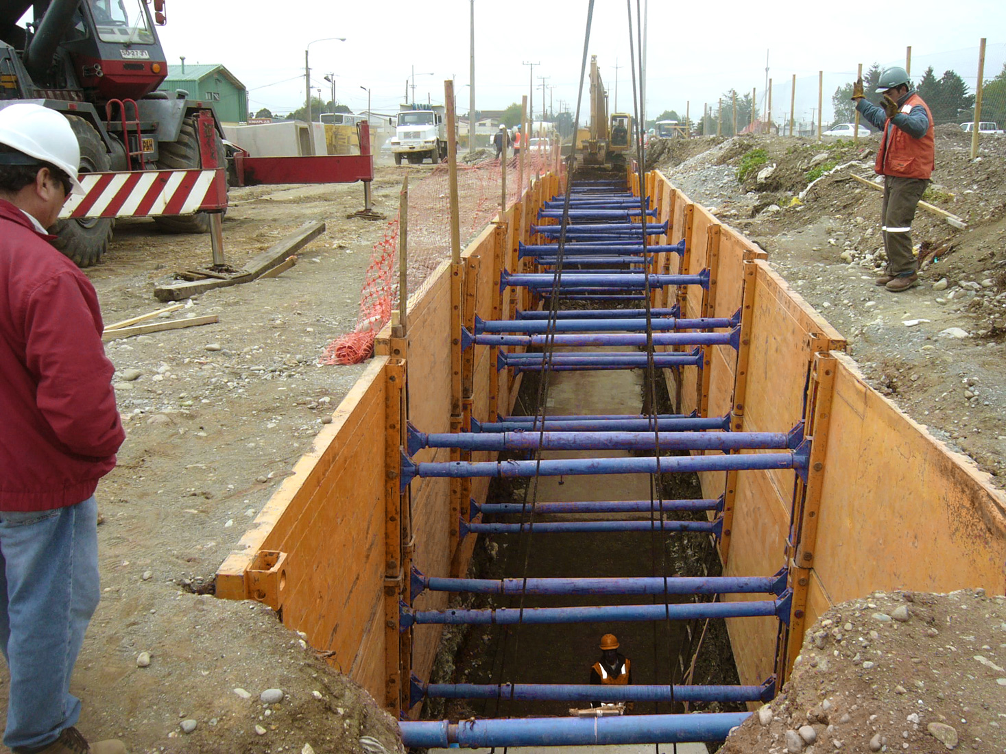 Trench Box VB 100 in action